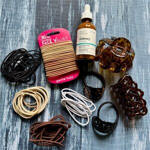 The Ordinary Hair Treatment with Assorted Hair Accessories